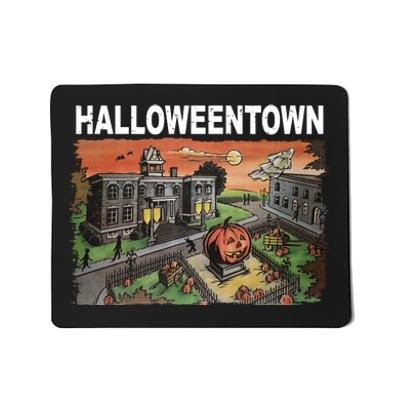 Vintage Halloween Town Mousepad