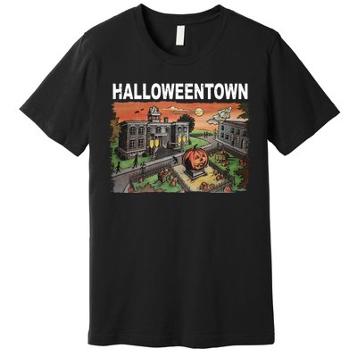 Vintage Halloween Town Premium T-Shirt