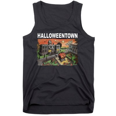 Vintage Halloween Town Tank Top