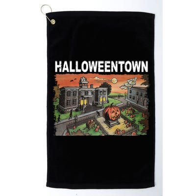 Vintage Halloween Town Platinum Collection Golf Towel