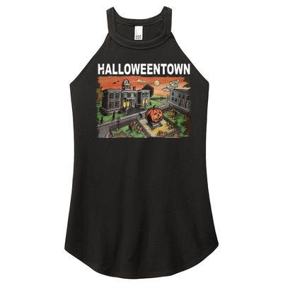 Vintage Halloween Town Women's Perfect Tri Rocker Tank