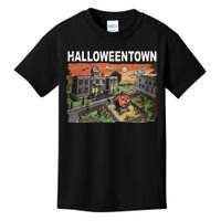 Vintage Halloween Town Kids T-Shirt