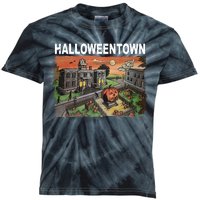 Vintage Halloween Town Kids Tie-Dye T-Shirt