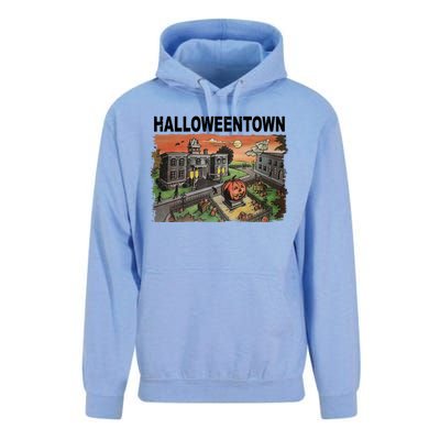 Vintage Halloween Town Unisex Surf Hoodie