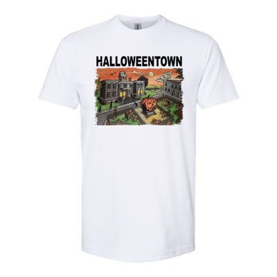 Vintage Halloween Town Softstyle CVC T-Shirt