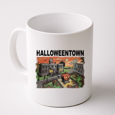 Vintage Halloween Town Coffee Mug