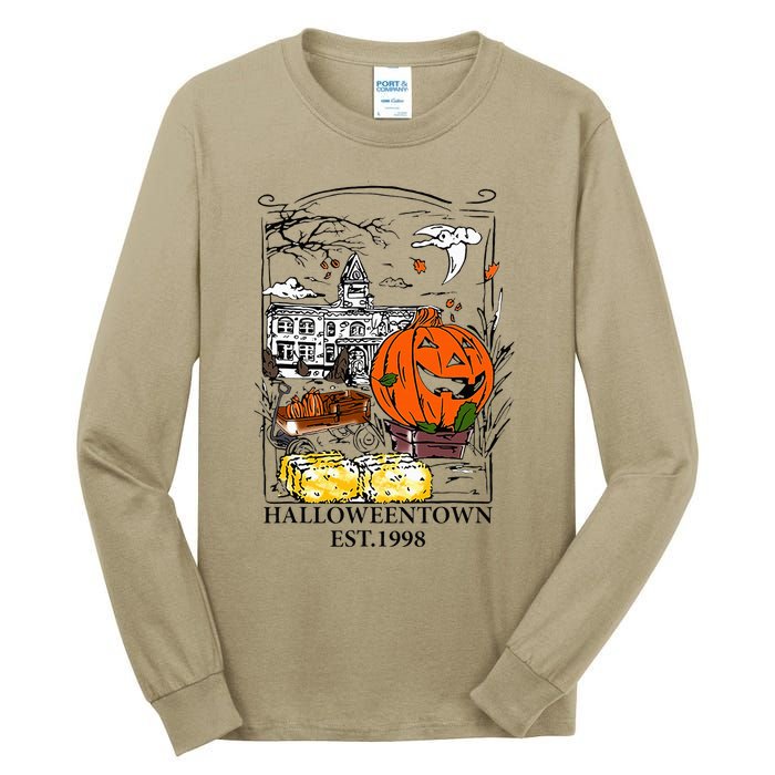 Vintage H.alloween Town Gift Funny Tall Long Sleeve T-Shirt