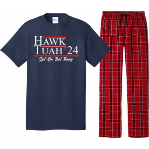 Vote Hawk Tuah 2024 Spit On That Thang Pajama Set