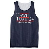 Vote Hawk Tuah 2024 Spit On That Thang Mesh Reversible Basketball Jersey Tank