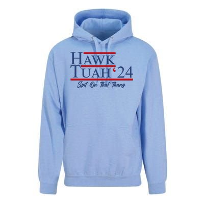 Vote Hawk Tuah 2024 Spit On That Thang Unisex Surf Hoodie