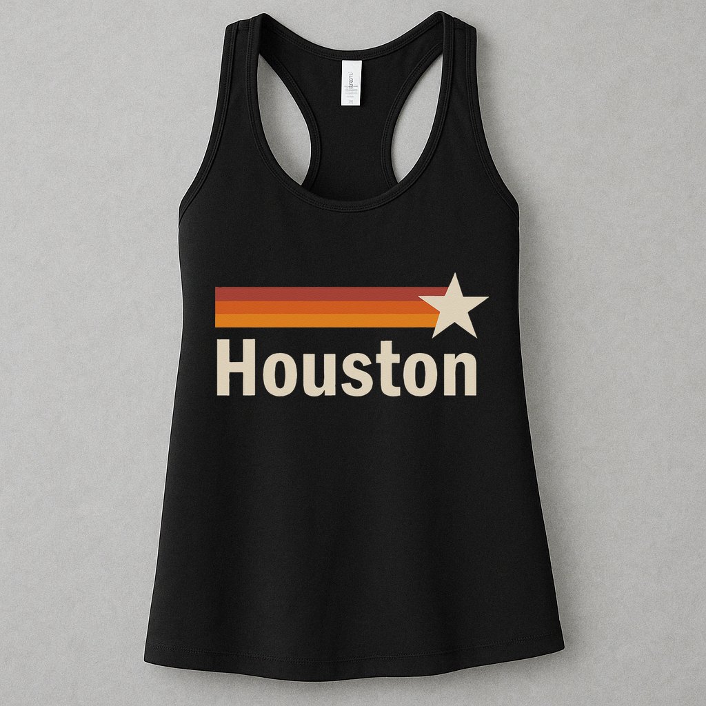 Vintage Houston Texas  Womens Tank Top