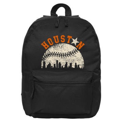 Vintage Houston Texas Pride Houston Strong 16 in Basic Backpack