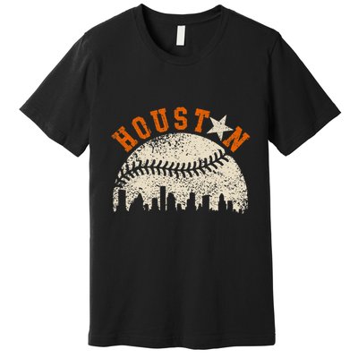 Vintage Houston Texas Pride Houston Strong Premium T-Shirt