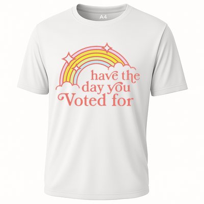 Vintage Have The Day You Voted For Retro Rainbow Performance Shirt