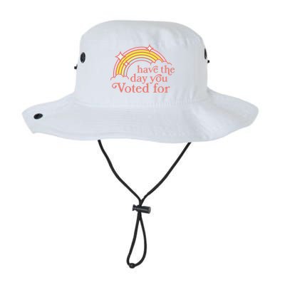 Vintage Have The Day You Voted For Retro Rainbow Bucket Hat