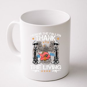 Veteran Honor The Fallen Thank The Living Usa Flag Gift Coffee Mug