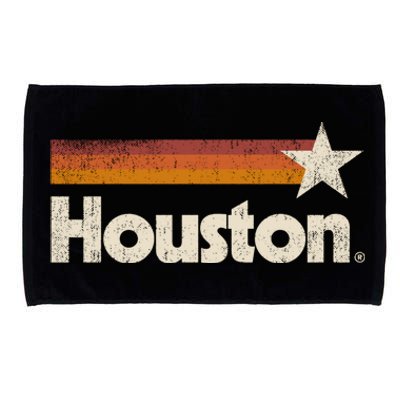 Vintage Houston Texas Gift Houston Strong Stripes Gift Microfiber Hand Towel