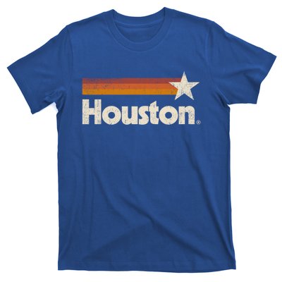 Vintage Houston Texas Gift Houston Strong Stripes Gift T-Shirt