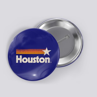 Vintage Houston Texas Gift Houston Strong Stripes Gift Button