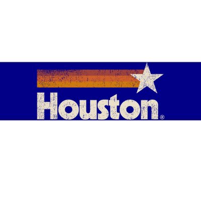 Vintage Houston Texas Gift Houston Strong Stripes Gift Bumper Sticker