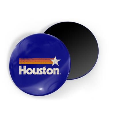 Vintage Houston Texas Gift Houston Strong Stripes Gift Magnet