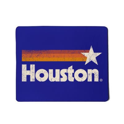 Vintage Houston Texas Gift Houston Strong Stripes Gift Mousepad