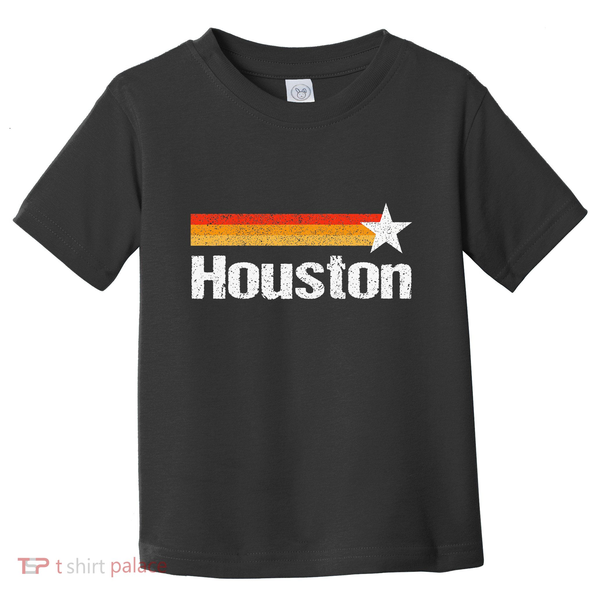 Vintage Houston Texas Houston Strong Stripes Usa Texas Toddler T-Shirt