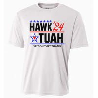 Vintage Hawk Tauh 24 Spit On That Thang Sarcastic Parody Cooling Performance Crew T-Shirt