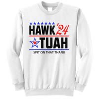 Vintage Hawk Tauh 24 Spit On That Thang Sarcastic Parody Sweatshirt