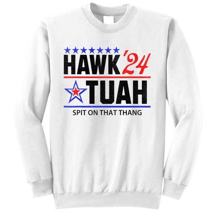 Vintage Hawk Tauh 24 Spit On That Thang Sarcastic Parody Sweatshirt