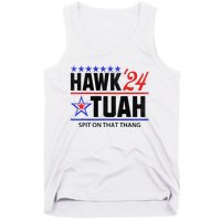 Vintage Hawk Tauh 24 Spit On That Thang Sarcastic Parody Tank Top