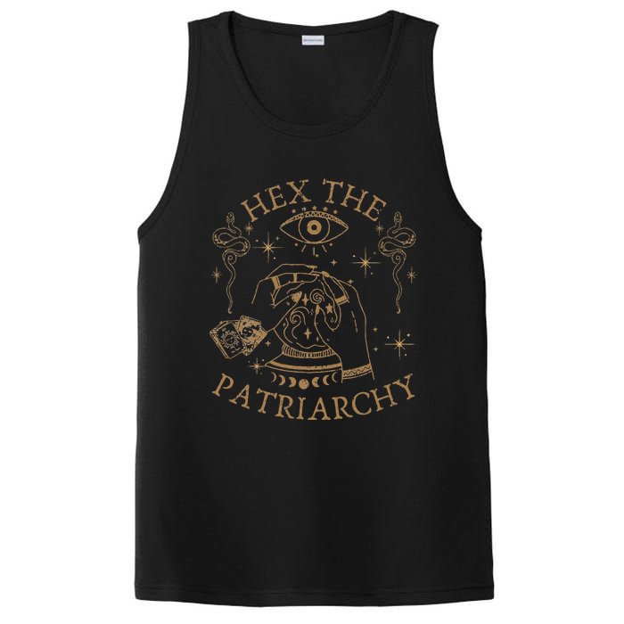 Vintage Hex The Patriarchy Feminist Witch PosiCharge Competitor Tank