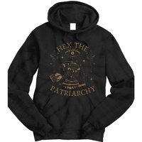 Vintage Hex The Patriarchy Feminist Witch Tie Dye Hoodie