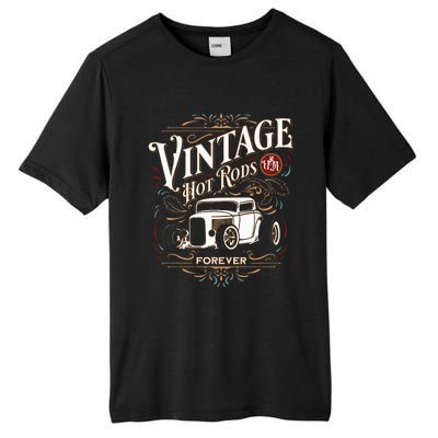 Vintage Hotrods Usa Forever Classic Car Nostalgia Design Tall Fusion ChromaSoft Performance T-Shirt