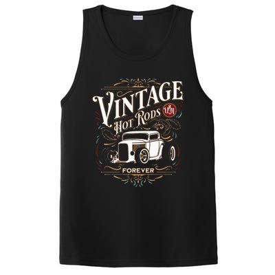 Vintage Hotrods Usa Forever Classic Car Nostalgia Design PosiCharge Competitor Tank