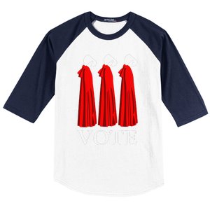 Vote Handmaids Vote 2024 Feminist Funny Baseball Sleeve Shirt