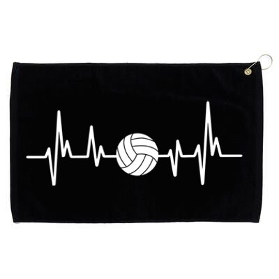 Volleyball Heartbeagift Volleyball Lover Gift Grommeted Golf Towel