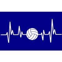 Volleyball Heartbeagift Volleyball Lover Gift Bumper Sticker