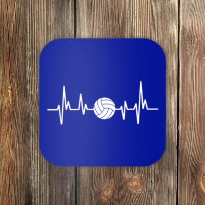 Volleyball Heartbeagift Volleyball Lover Gift Coaster