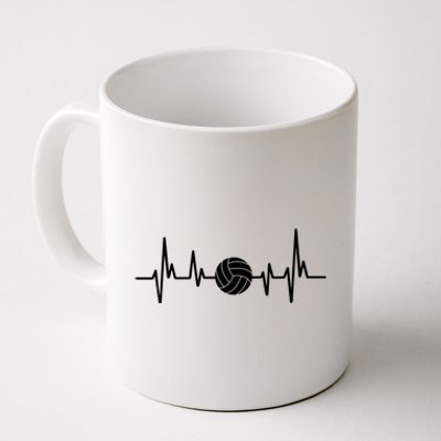 Volleyball Heartbeagift Volleyball Lover Gift Coffee Mug