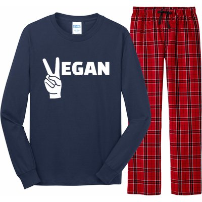 Vegan Hand Long Sleeve Pajama Set