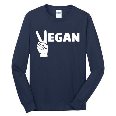 Vegan Hand Tall Long Sleeve T-Shirt