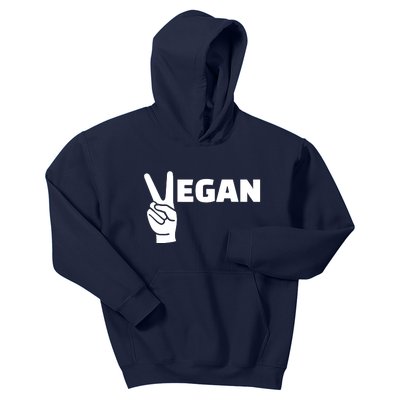 Vegan Hand Kids Hoodie