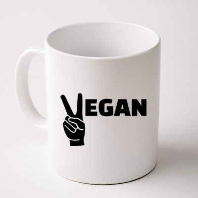 Vegan Hand Coffee Mug