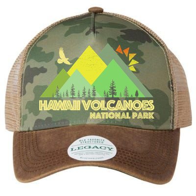 Vintage Hawaii Volcanoes National Park Legacy Tie Dye Trucker Hat