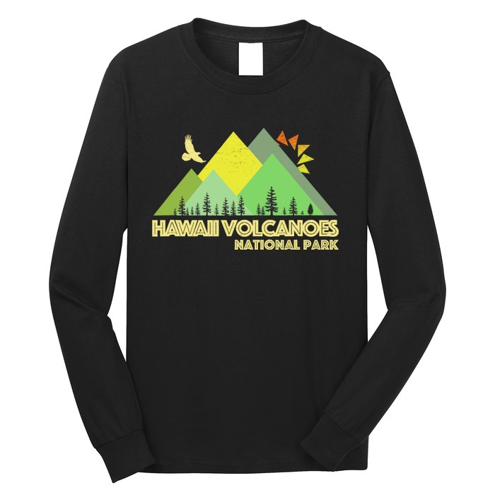 Vintage Hawaii Volcanoes National Park Long Sleeve Shirt