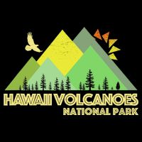 Vintage Hawaii Volcanoes National Park Button