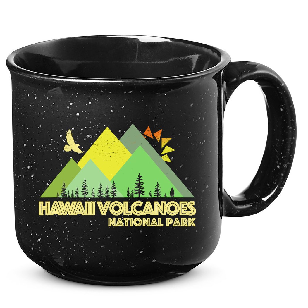 Vintage Hawaii Volcanoes National Park 15oz Campfire Ceramic Mug