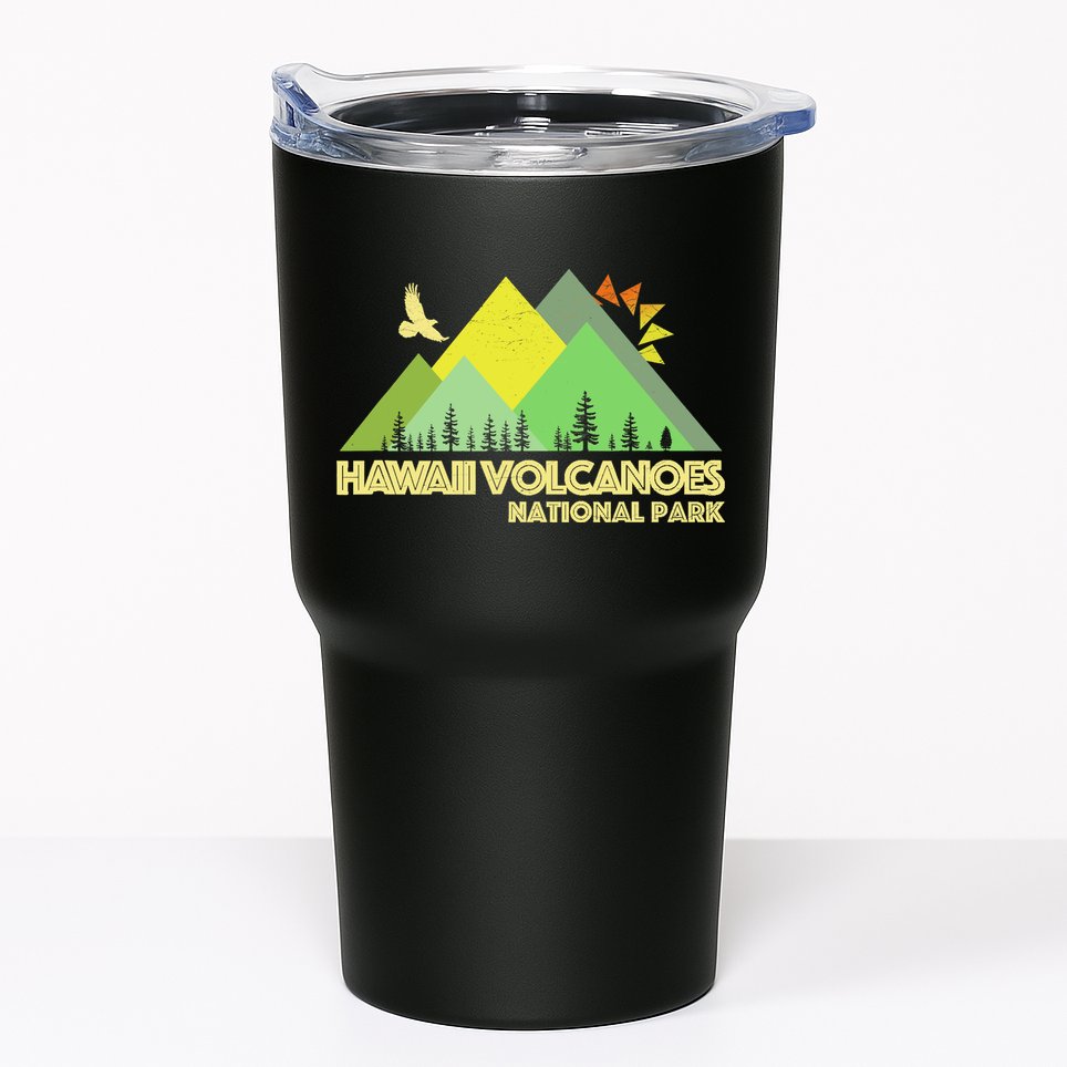 Vintage Hawaii Volcanoes National Park Tumbler