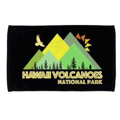 Vintage Hawaii Volcanoes National Park Microfiber Hand Towel